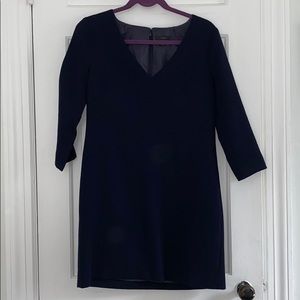 J. Crew navy blue dress